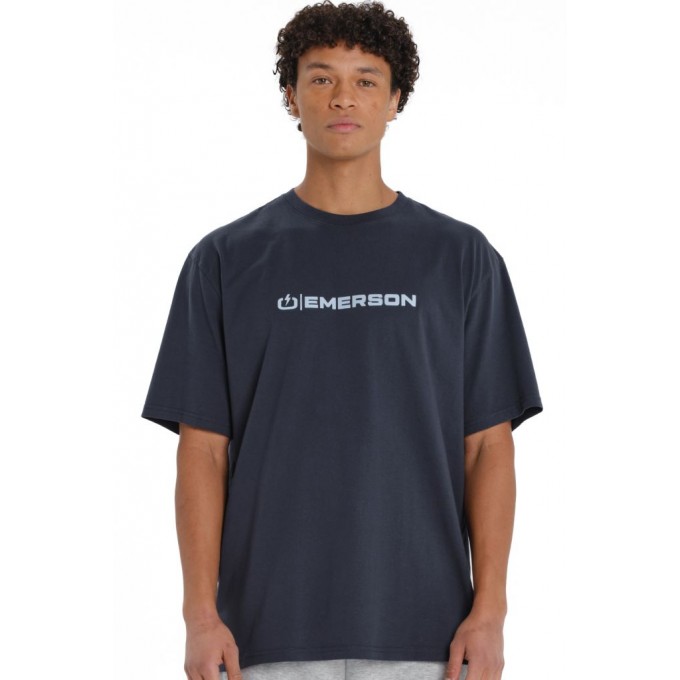 EMERSON LOGO ΑΝΔΡΙΚΟ ΚΟΝΤΟΜΑΝΙΚΟ T-SHIRT 261.EM33.03 DUSKY BLUE