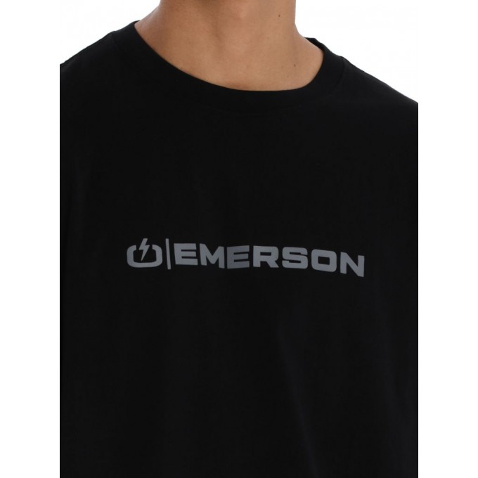 EMERSON LOGO ΑΝΔΡΙΚΟ ΚΟΝΤΟΜΑΝΙΚΟ T-SHIRT 261.EM33.03 BLACK