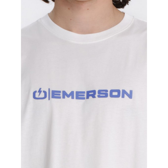 EMERSON LOGO ΑΝΔΡΙΚΟ ΚΟΝΤΟΜΑΝΙΚΟ T-SHIRT 261.EM33.03 FROSTY WHITE
