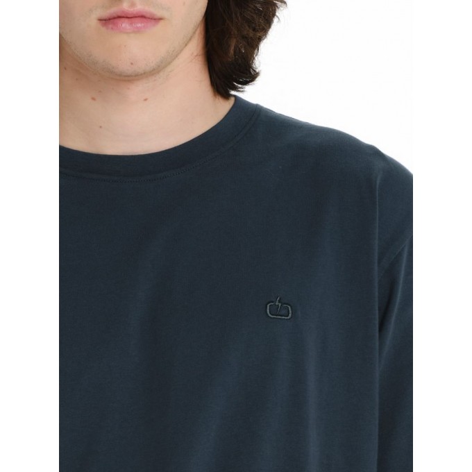EMERSON ΑΝΔΡΙΚΟ ΜΟΝΟΧΡΩΜΟ ΚΟΝΤΟΜΑΝΙΚΟ T-SHIRT 261.EM33.122 TEAL BLUE