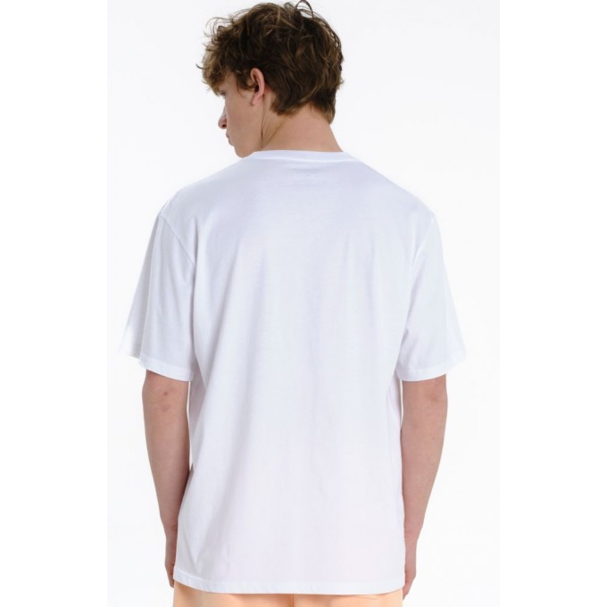 EMERSON ΑΝΔΡΙΚΟ ΜΟΝΟΧΡΩΜΟ ΚΟΝΤΟΜΑΝΙΚΟ T-SHIRT 261.EM33.122 WHITE