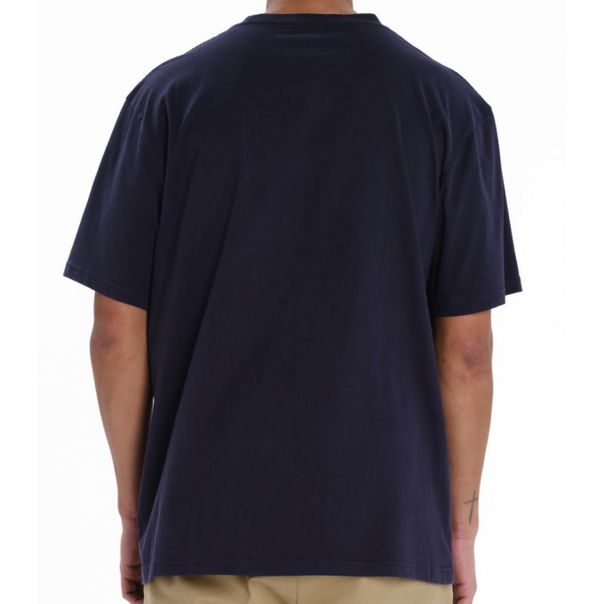 EMERSON ΑΝΔΡΙΚΟ ΜΟΝΟΧΡΩΜΟ ΚΟΝΤΟΜΑΝΙΚΟ T-SHIRT 261.EM33.122 PURPLE BLUE