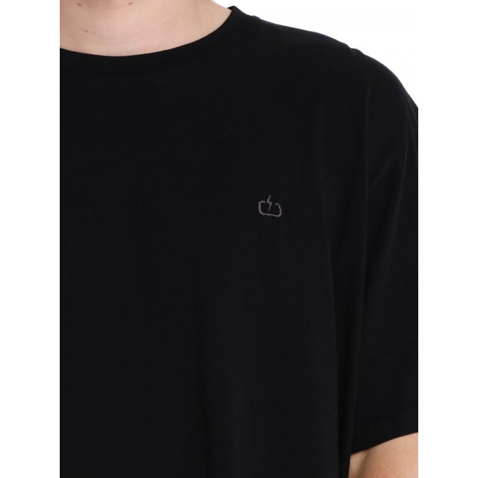 EMERSON ΑΝΔΡΙΚΟ ΜΟΝΟΧΡΩΜΟ ΚΟΝΤΟΜΑΝΙΚΟ T-SHIRT 261.EM33.122 BLACK