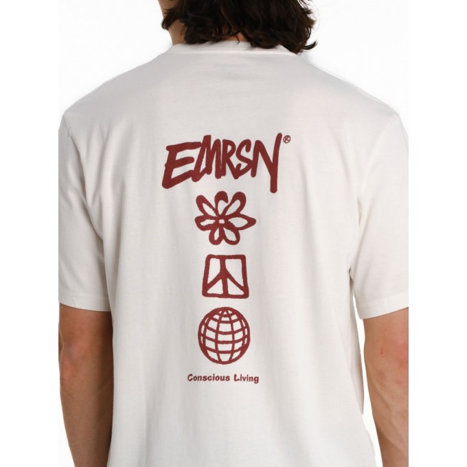  EMERSON ΑΝΔΡΙΚΟ ΚΟΝΤΟΜΑΝΙΚΟ T-SHIRT 261.EM33.47 OFF WHITE