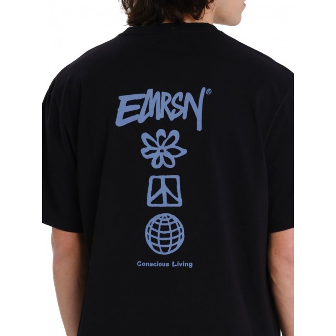 EMERSON ΑΝΔΡΙΚΟ ΚΟΝΤΟΜΑΝΙΚΟ T-SHIRT 261.EM33.47 BLACK