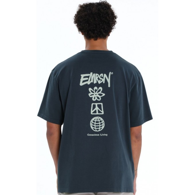 EMERSON ΑΝΔΡΙΚΟ ΚΟΝΤΟΜΑΝΙΚΟ T-SHIRT 261.EM33.47 TEAL BLUE