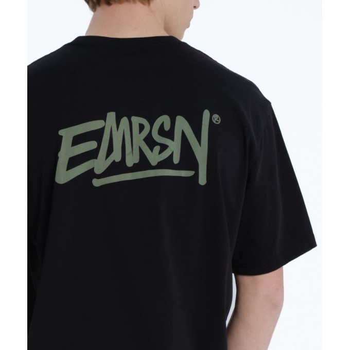 EMRSN ΑΝΔΡΙΚΟ ΚΟΝΤΟΜΑΝΙΚΟ T-SHIRT 261.EM33.24 BLACK/OLIVE