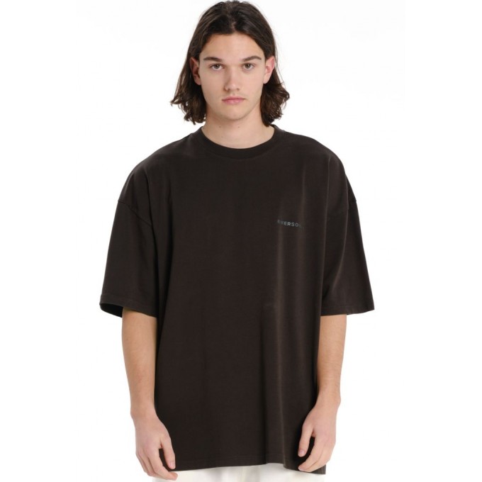  EMERSON ΜΟΝΟΧΡΩΜΟ ΑΝΔΡΙΚΟ ΚΟΝΤΟΜΑΝΙΚΟ OVERSIZED T-SHIRT 261.EM33.100 COFFEE BROWN