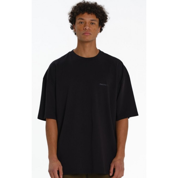 EMERSON ΜΟΝΟΧΡΩΜΟ ΑΝΔΡΙΚΟ ΚΟΝΤΟΜΑΝΙΚΟ OVERSIZED T-SHIRT 261.EM33.100 BLACK