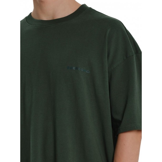 EMERSON ΜΟΝΟΧΡΩΜΟ ΑΝΔΡΙΚΟ ΚΟΝΤΟΜΑΝΙΚΟ OVERSIZED T-SHIRT 261.EM33.100 FOREST GREEN