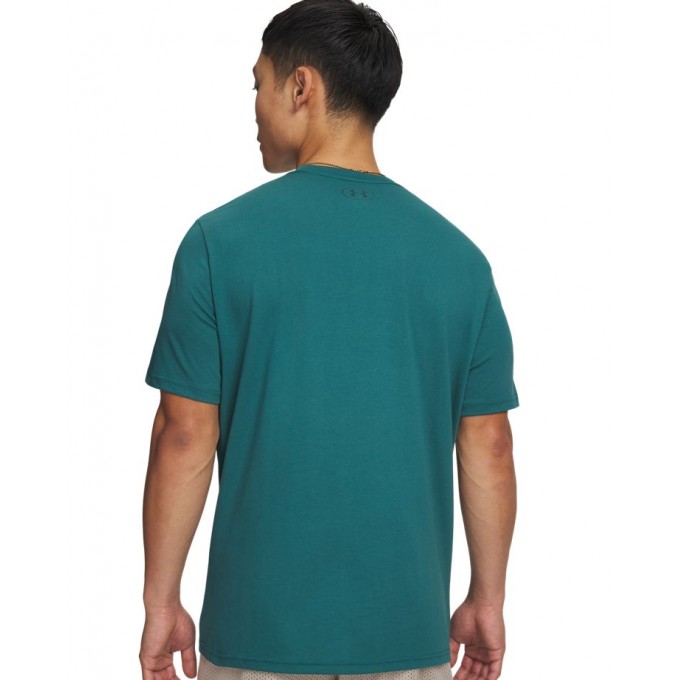 Under Armour Ανδρικό Κοντομάνικο Βαμβακερό Μπλουζάκι Μεγάλο Logo 1329582 338