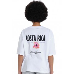  EMERSON ΓΥΝΑΙΚΕΙΟ BOXY ΚΟΝΤΟΜΑΝΙΚΟ T-SHIRT 261.EW33.62 WHITE