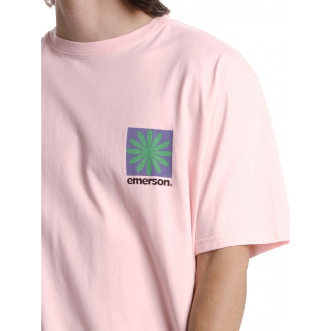  EMERSON CONSCIOUS STATE OF MIND ΑΝΔΡΙΚΟ ΚΟΝΤΟΜΑΝΙΚΟ T-SHIRT 261.EM33.19 BLUSH PINK