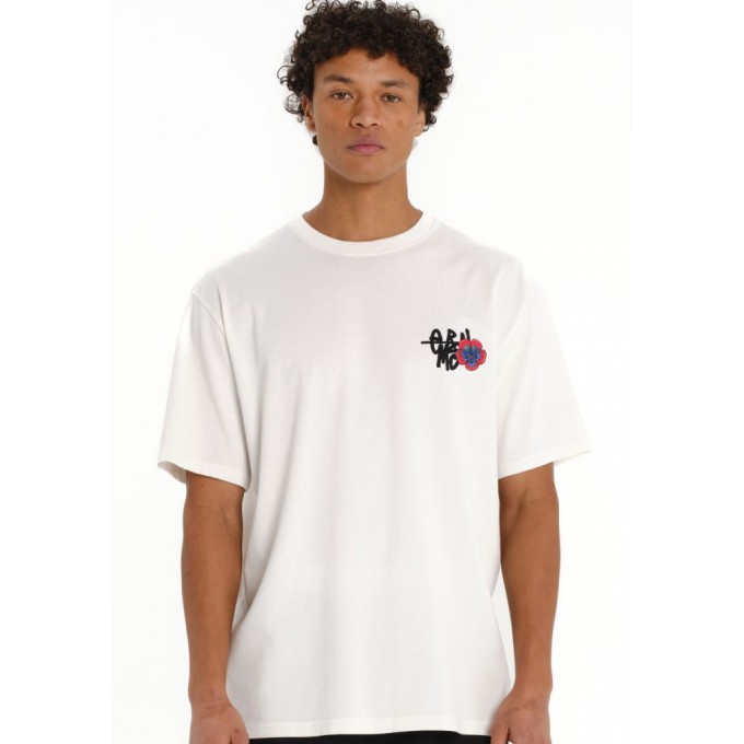 EMRSN FLOWER ΑΝΔΡΙΚΟ ΚΟΝΤΟΜΑΝΙΚΟ T-SHIRT 261.EM33.13 OFF WHITE