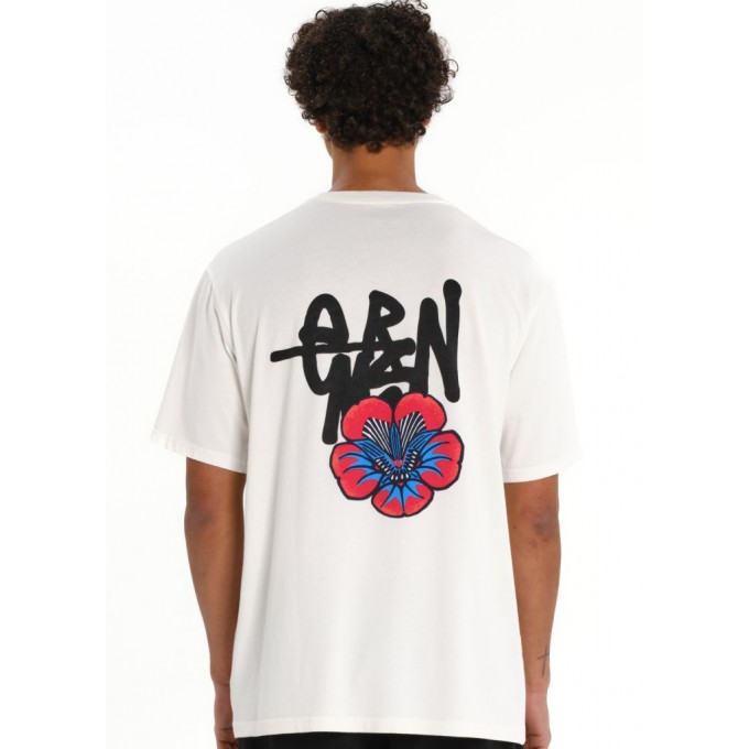 EMRSN FLOWER ΑΝΔΡΙΚΟ ΚΟΝΤΟΜΑΝΙΚΟ T-SHIRT 261.EM33.13 OFF WHITE