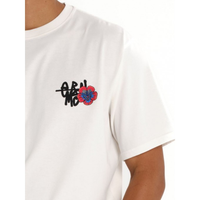EMRSN FLOWER ΑΝΔΡΙΚΟ ΚΟΝΤΟΜΑΝΙΚΟ T-SHIRT 261.EM33.13 OFF WHITE