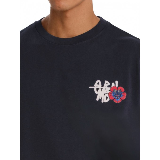 EMRSN FLOWER ΑΝΔΡΙΚΟ ΚΟΝΤΟΜΑΝΙΚΟ T-SHIRT 261.EM33.13 D.NAVY