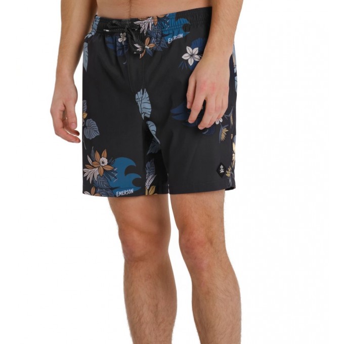  EMERSON ΑΝΔΡΙΚΟ ΑΝΑΚΥΚΛΩΜΕΝΟ ΕΜΠΡΙΜΕ ΜΑΓΙΟ VOLLEY 43cm 261.EM504.45 PR573 OFF BLACK