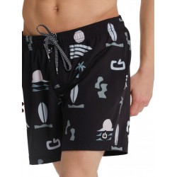  EMERSON ΑΝΔΡΙΚΟ ΑΝΑΚΥΚΛΩΜΕΝΟ ΕΜΠΡΙΜΕ ΜΑΓΙΟ VOLLEY 40.5cm 261.EM504.46 PR568 BLACK 