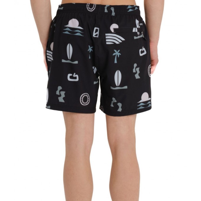  EMERSON ΑΝΔΡΙΚΟ ΑΝΑΚΥΚΛΩΜΕΝΟ ΕΜΠΡΙΜΕ ΜΑΓΙΟ VOLLEY 40.5cm 261.EM504.46 PR568 BLACK 