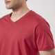 Admiral Ανδρικό T-Shirt V-Neck 1121560004 GARNET