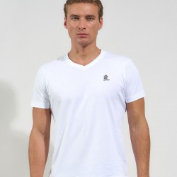 Admiral Ανδρικό T-Shirt V-Neck 1121560004 WHITE