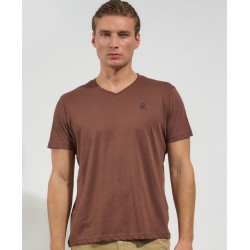 Admiral Ανδρικό T-Shirt V-Neck 1121560004 SHAVED CHOCOLATE
