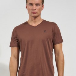 Admiral Ανδρικό T-Shirt V-Neck 1121560004 SHAVED CHOCOLATE