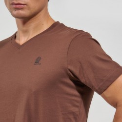 Admiral Ανδρικό T-Shirt V-Neck 1121560004 SHAVED CHOCOLATE