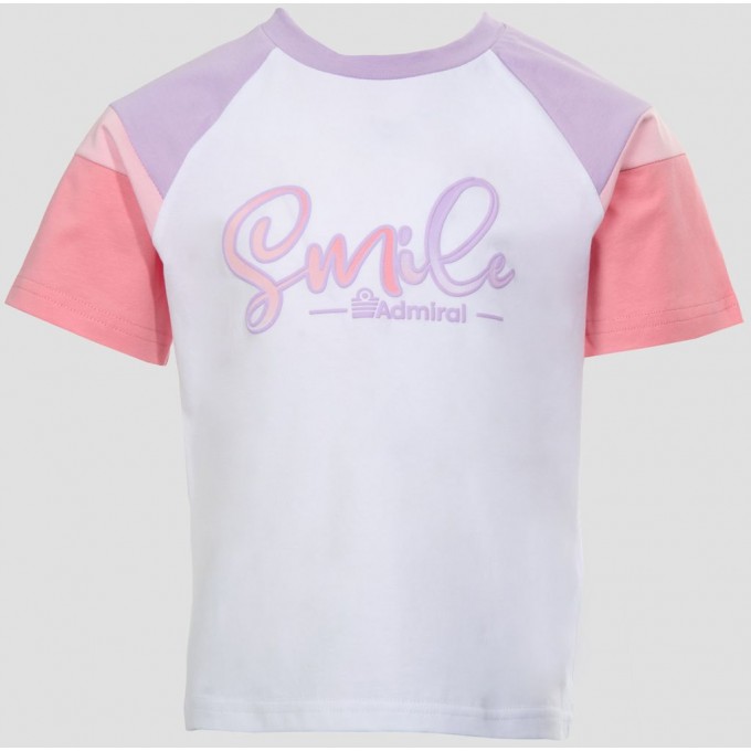 Admiral Παιδικό T-Shirt Kimmy Jr 1121560040 WHITE / PURPLE PINK