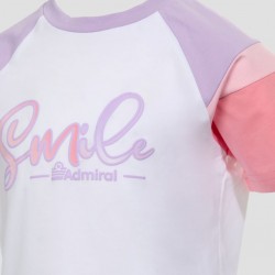 Admiral Παιδικό T-Shirt Kimmy Jr 1121560040 WHITE / PURPLE PINK