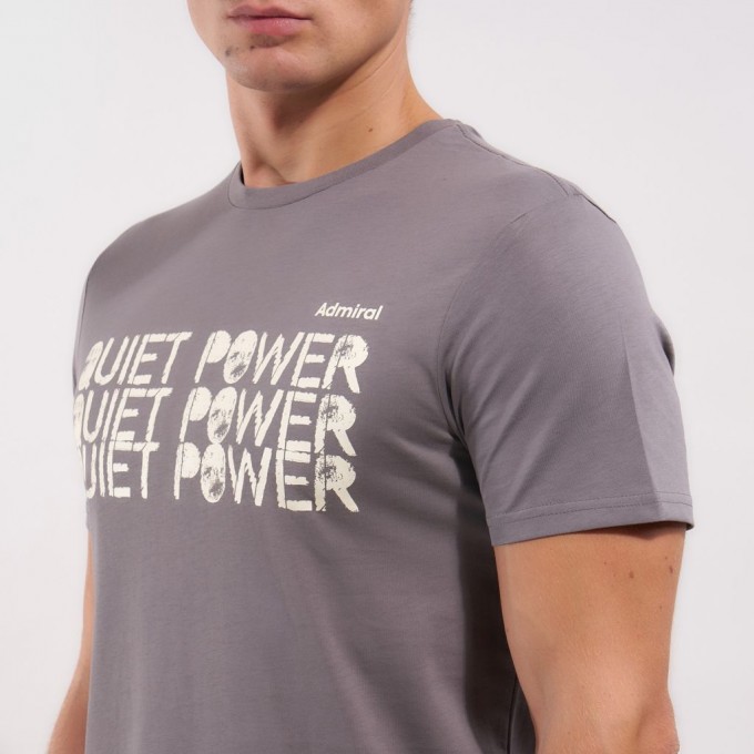Admiral Ανδρικό T-Shirt Power 1121560012 DK GULL GREY