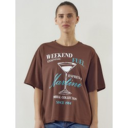 Admiral Γυναικείο T-Shirt Martini 1121560099 SHAVED CHOCOLATE