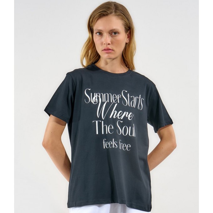 Admiral Γυναικείο T-Shirt Soul 1121560022 BLACK