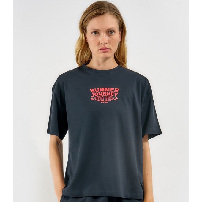 Admiral Γυναικείο T-Shirt Cherry 1121560021 BLACK