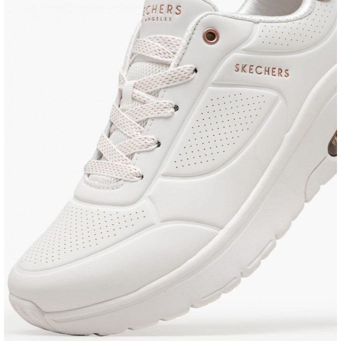 SKECHERS ΓΥΝΑΙΚΕΙΟ SNEAKER Durabuck 177799_WHT ΛΕΥΚΟ