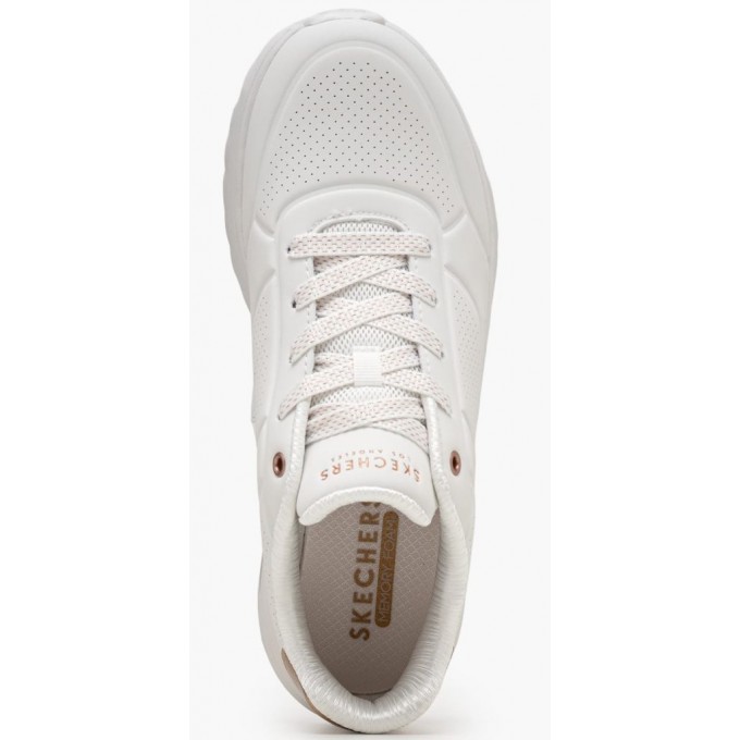 SKECHERS ΓΥΝΑΙΚΕΙΟ SNEAKER Durabuck 177799_WHT ΛΕΥΚΟ