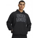 Under Armour Ua Rival Φούτερ με Κουκούλα Μαύρο 6014686-001