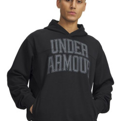 Under Armour Ua Rival Φούτερ με Κουκούλα Μαύρο 6014686-001