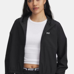 UA Rival Woven Women's Jacket (Black)-6004849 005