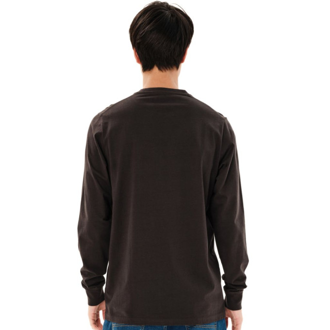 EMERSON ΑΝΔΡΙΚΗ ΜΑΚΡΥΜΑΝΙΚΗ ΜΠΛΟΥΖΑ 262.ΕΜ31.01 COFFEE BROWN