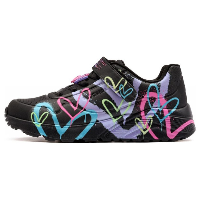 Skechers Uno Lite-Heart Status 314966L-BKMT