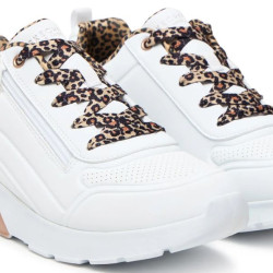 Skechers Αθλητικά UNO Lite 2.0 - Leopard Stride 310708L/WHT Λευκό 