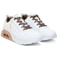 Skechers Αθλητικά UNO Lite 2.0 - Leopard Stride 310708L/WHT Λευκό 