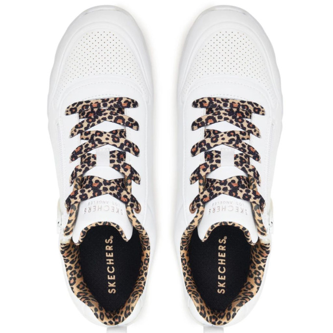 Skechers Αθλητικά UNO Lite 2.0 - Leopard Stride 310708L/WHT Λευκό 