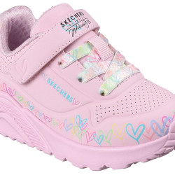 SKECHERS JGoldcrown: Uno Lite - Heart Craze 314091N/LPMT