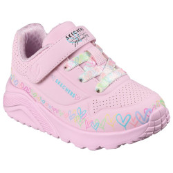 SKECHERS JGoldcrown: Uno Lite - Heart Craze 314091N/LPMT