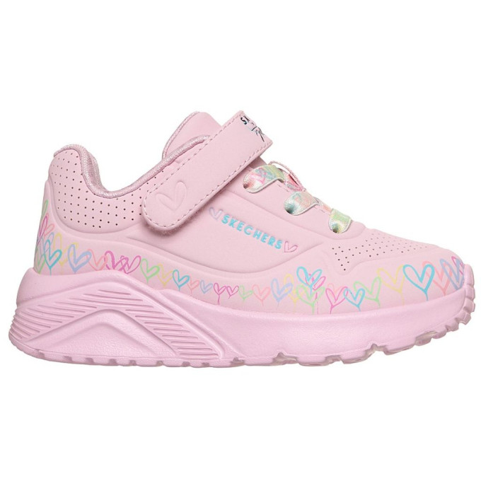 SKECHERS JGoldcrown: Uno Lite - Heart Craze 314091N/LPMT