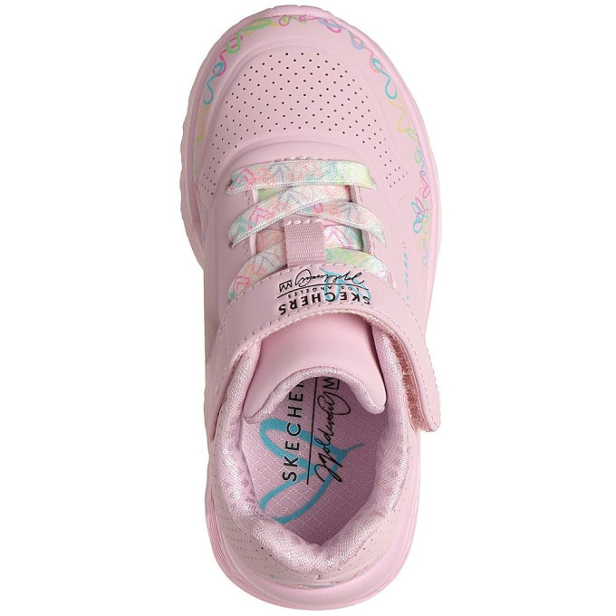 SKECHERS JGoldcrown: Uno Lite - Heart Craze 314091N/LPMT