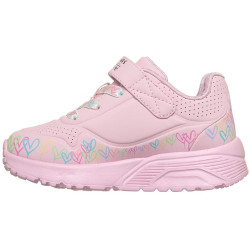 SKECHERS JGoldcrown: Uno Lite - Heart Craze 314091N/LPMT